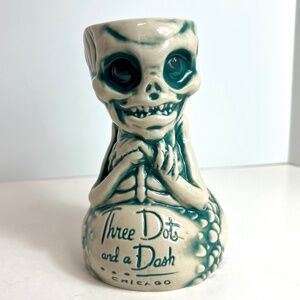 Tiki Farm Fijian Mermaid Tiki Mug Three Dots and a Dash Artist Thor NWOB